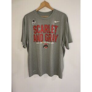 Nike Dri-Fit Scarlet And Gray Ohio State 2014 Orange Bowl Tee XL